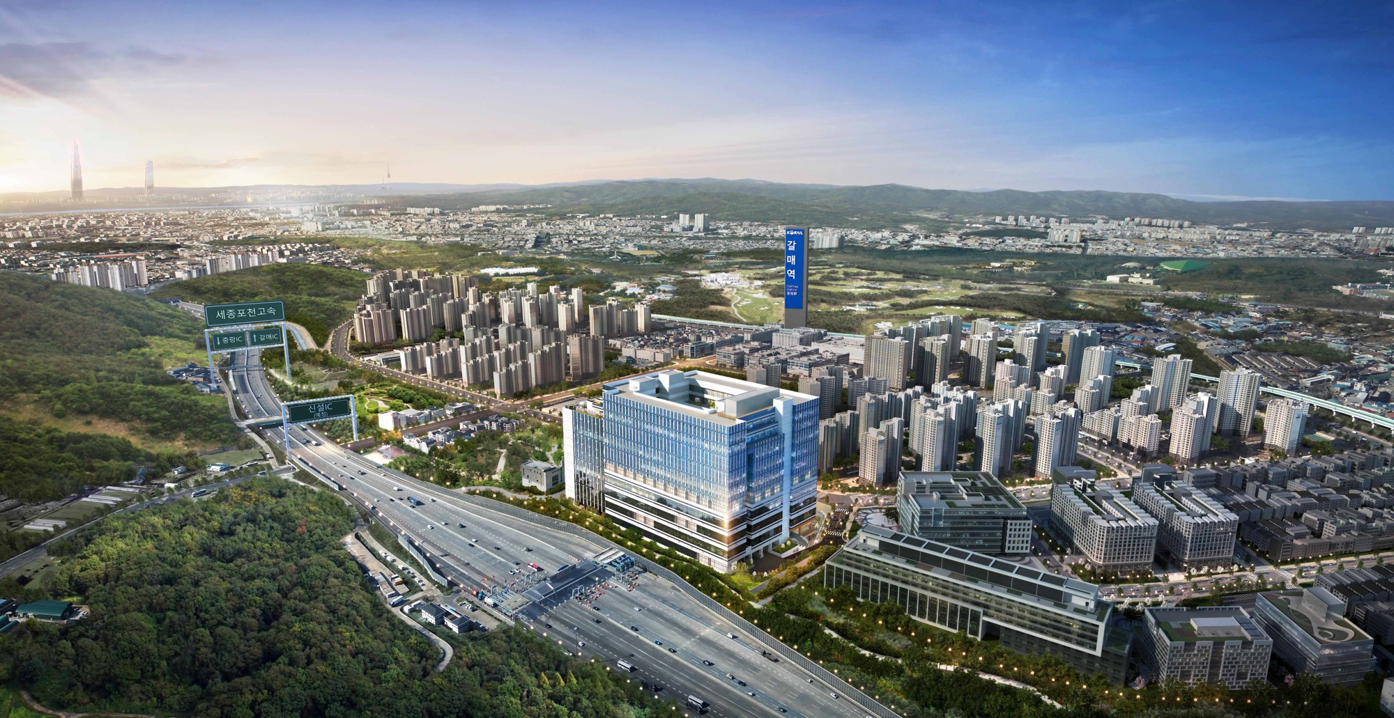 현대 테라타워 구리갈매 광역조감도 사진=현대엔지니어링