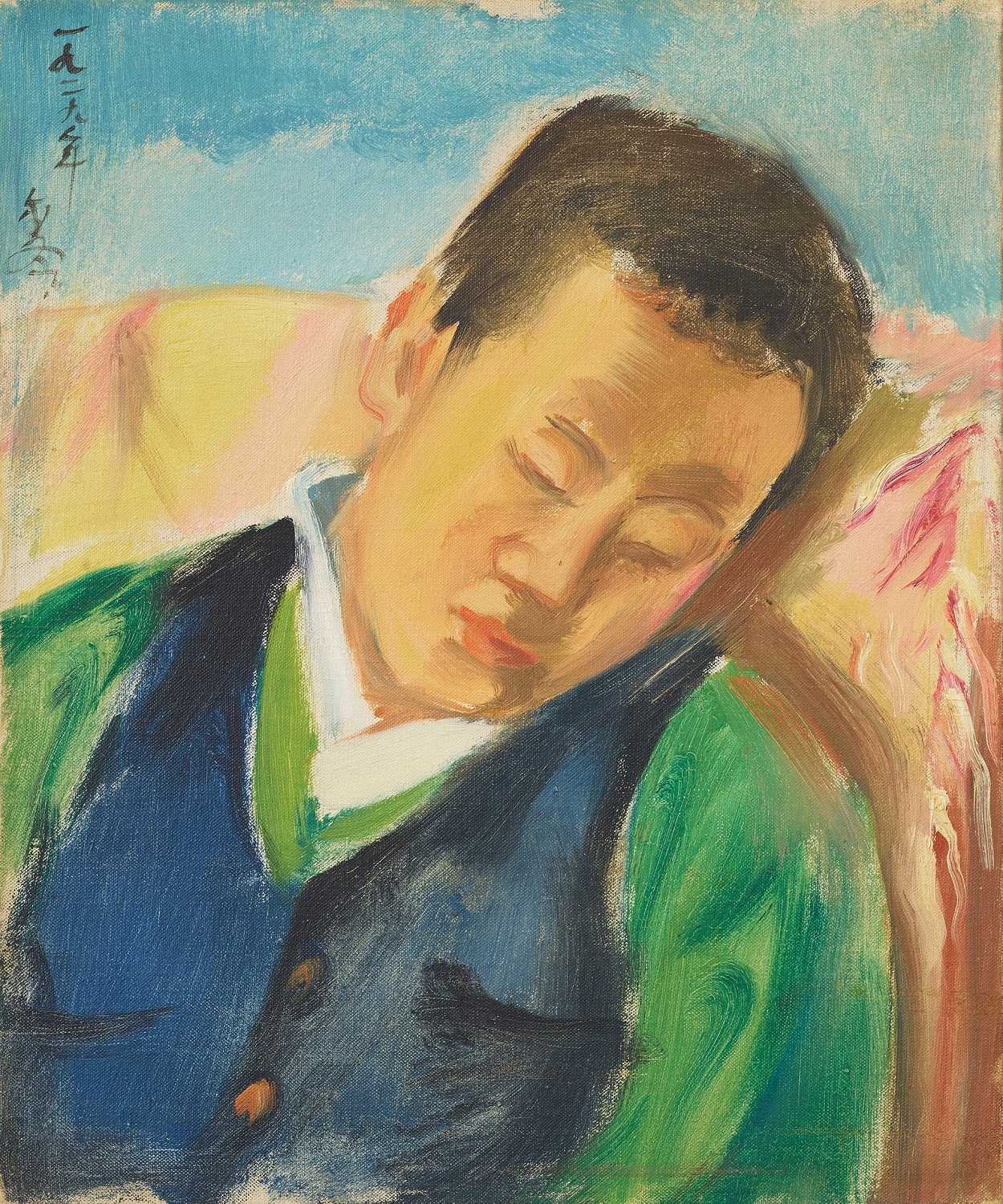 김종태(KIM Chongtai)=사내아이, 53×45.4㎝ 캔버스에 유채, 1929. 국립현대미술관제공.