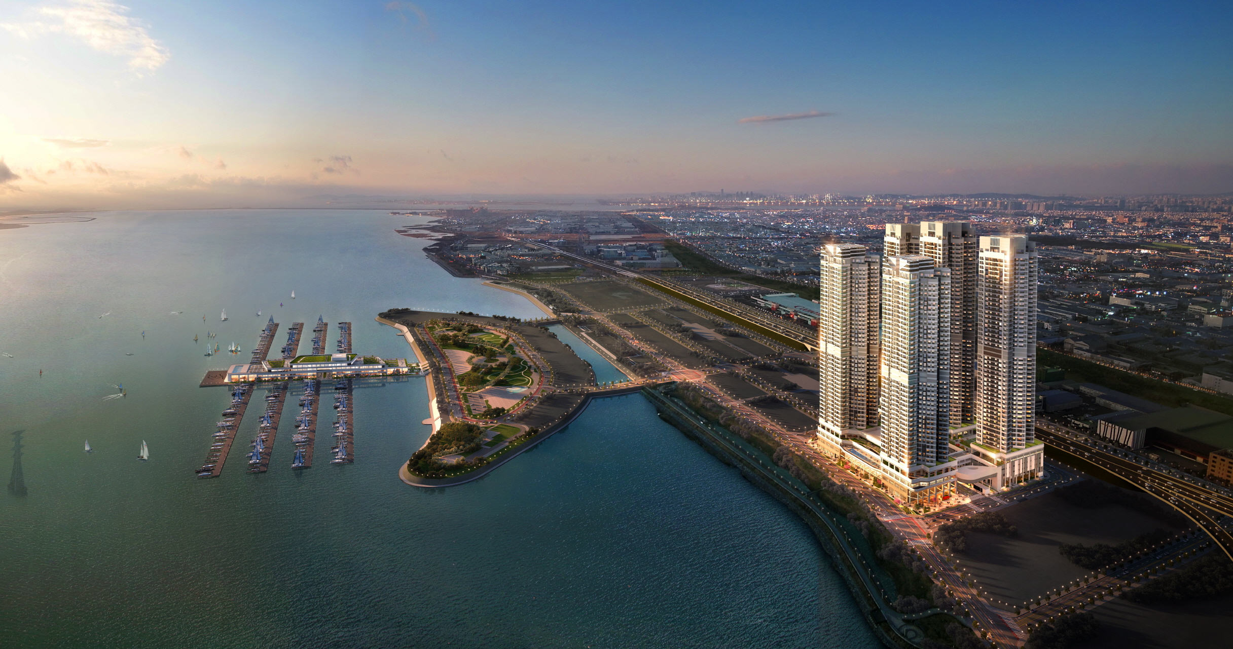 힐스테이트 라군 인 테라스2차 광역 조감도  사진=현대건설