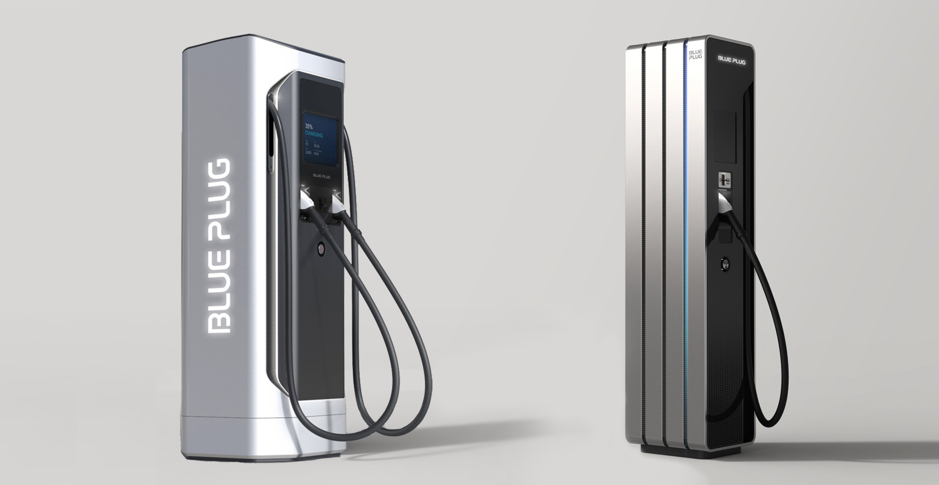 현대케피코가 자체개발한 초급속 전기차 충전기 제품 블루 플러그. 출처=현대케피코