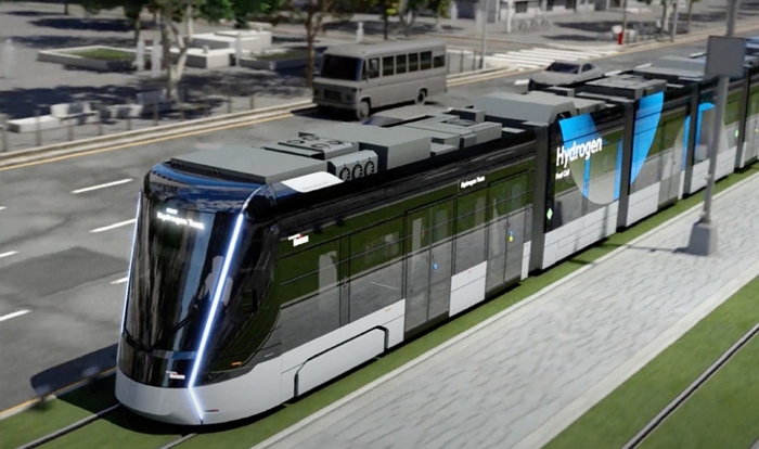 수소전기트램. 사진=현대로템