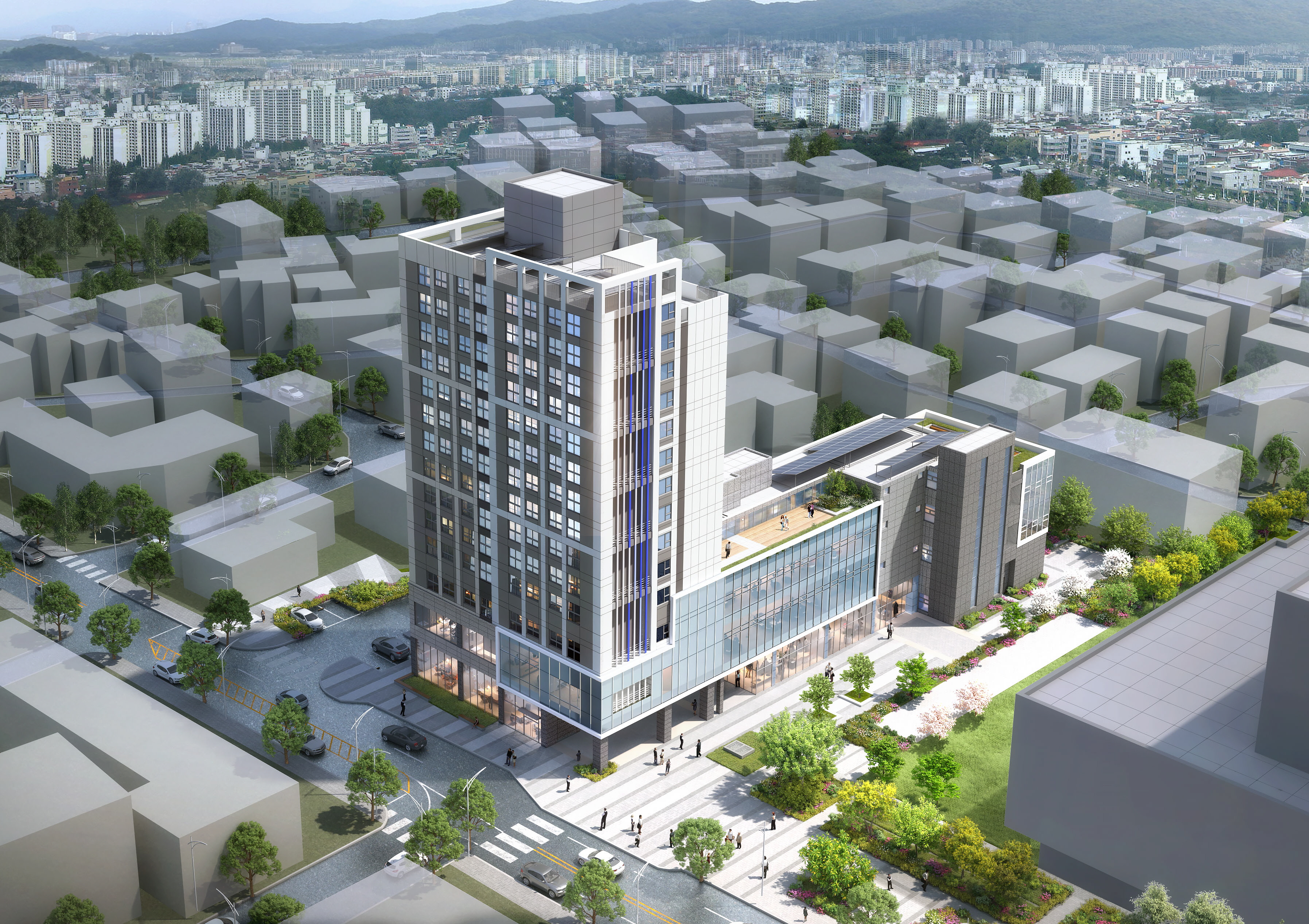 광주송정복합 통합공공임대주택 조감도. 출처=GH