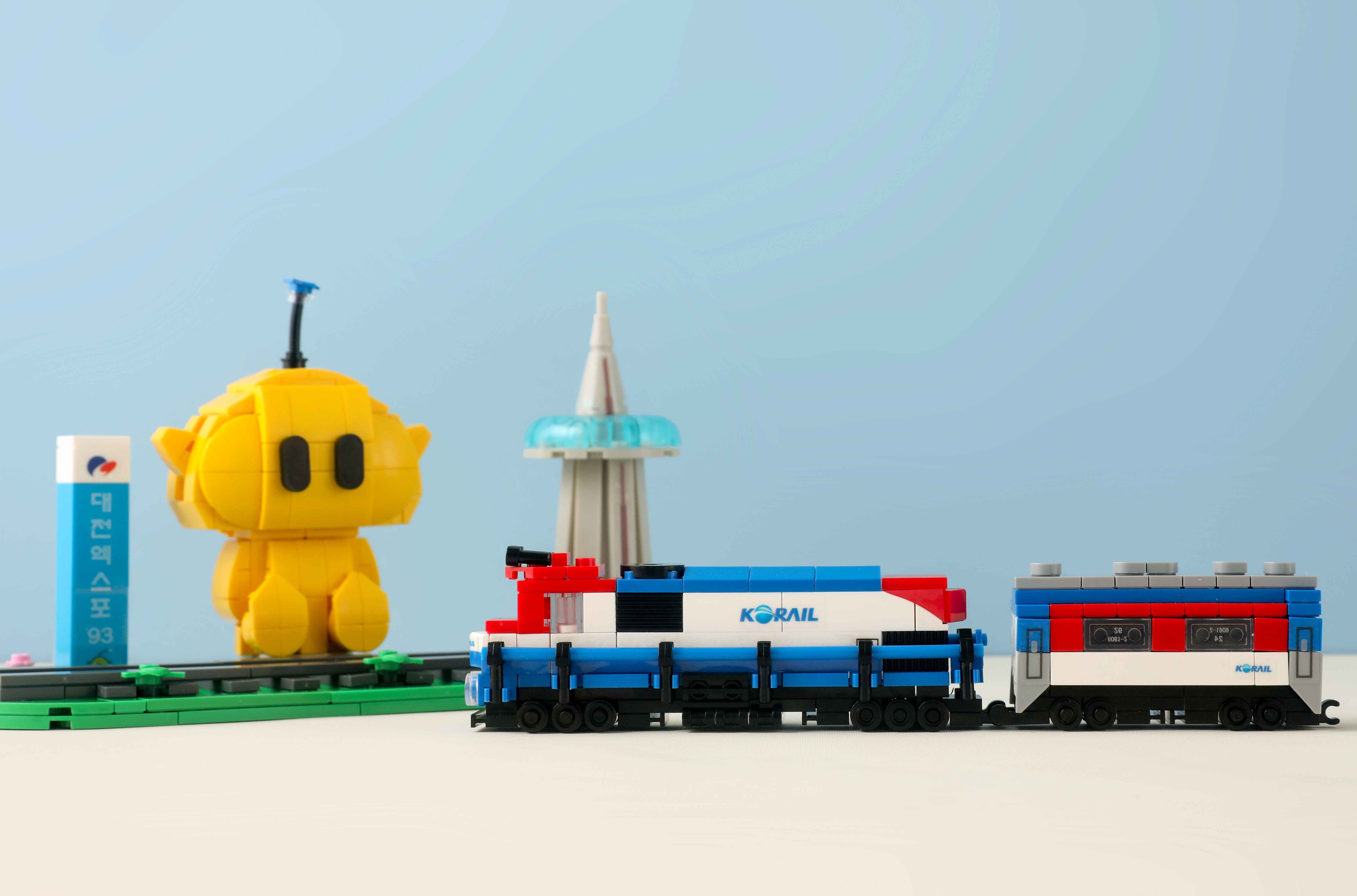 대전 엑스포 꿈돌이 열차블록. 출처=코레일유통