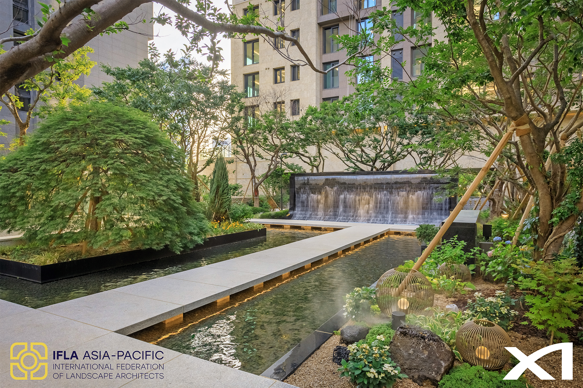 IFLA Award에서 수상한 ‘메이플자이’ 조경 이미지. 사진=GS건설