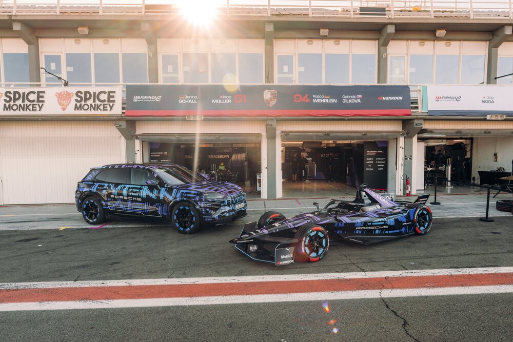 포르쉐 일렉트릭에 2025 ABB FIA 포뮬러 E 월드 챔피언십에 우승한 포르쉐 99X 일렉트릭의 기술이 적용된다. 사진=포르쉐 코리아