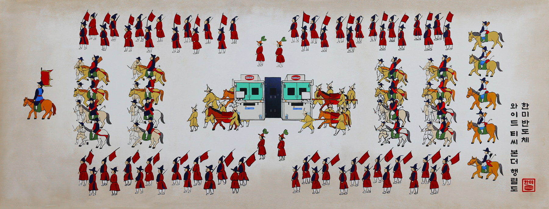 한미반도체, 와이드 TC 본더 행렬도. 사진=한미반도체