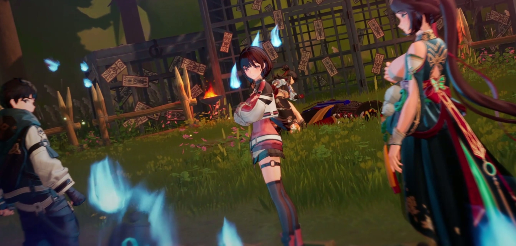 신규 지역 수라와 전용 신규 캐릭터들. 사진=인게임 갈무리