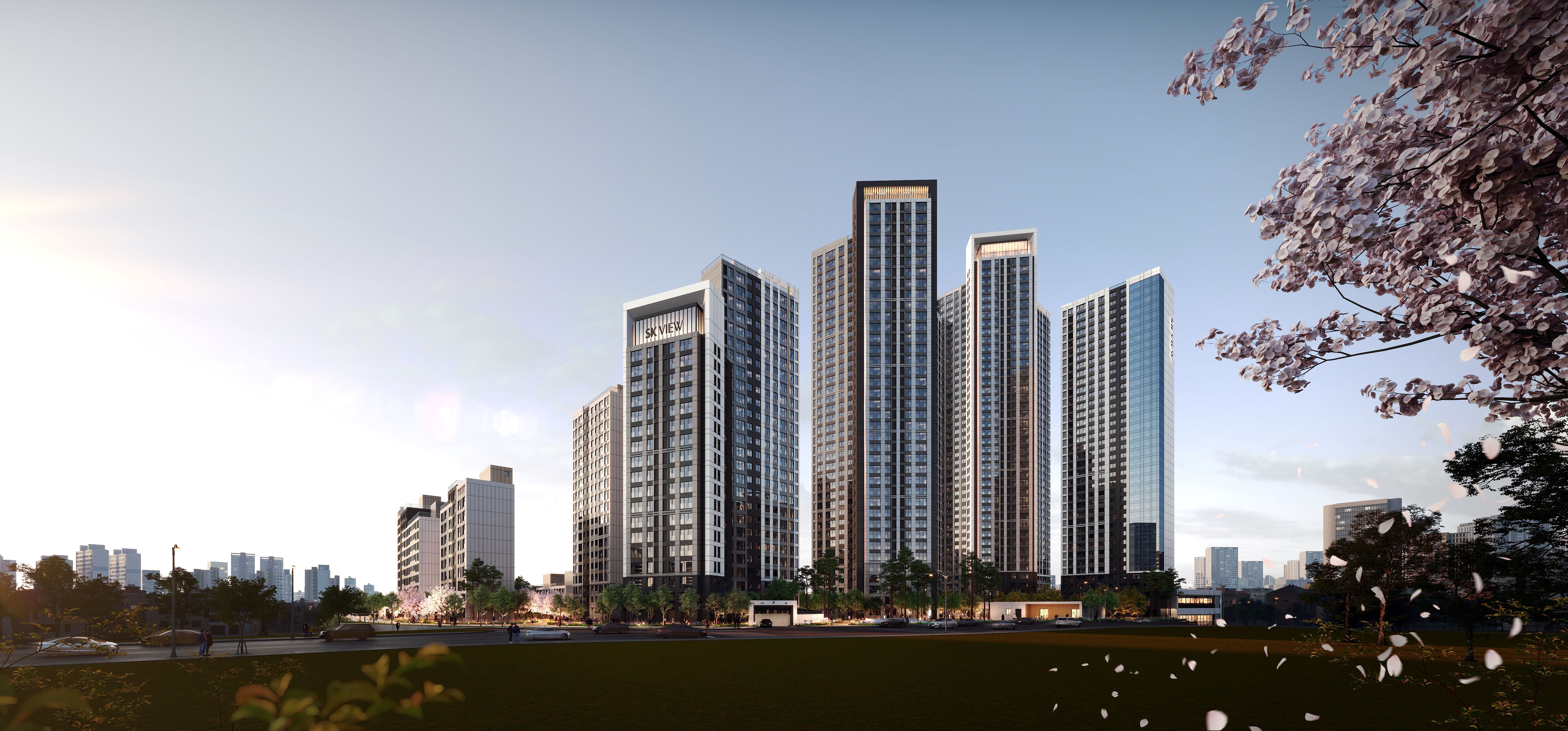 광명13-1·2구역 재개발 투시도. 사진=SK에코플랜트