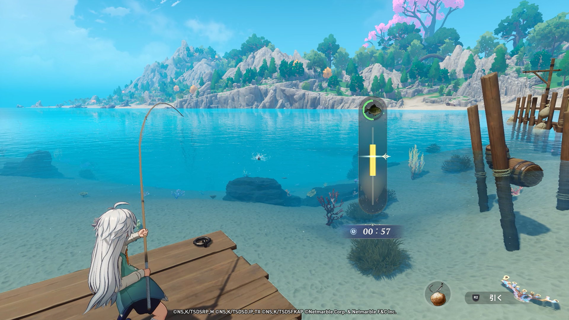 낚시도 가능하다. 사진=인게임 갈무리