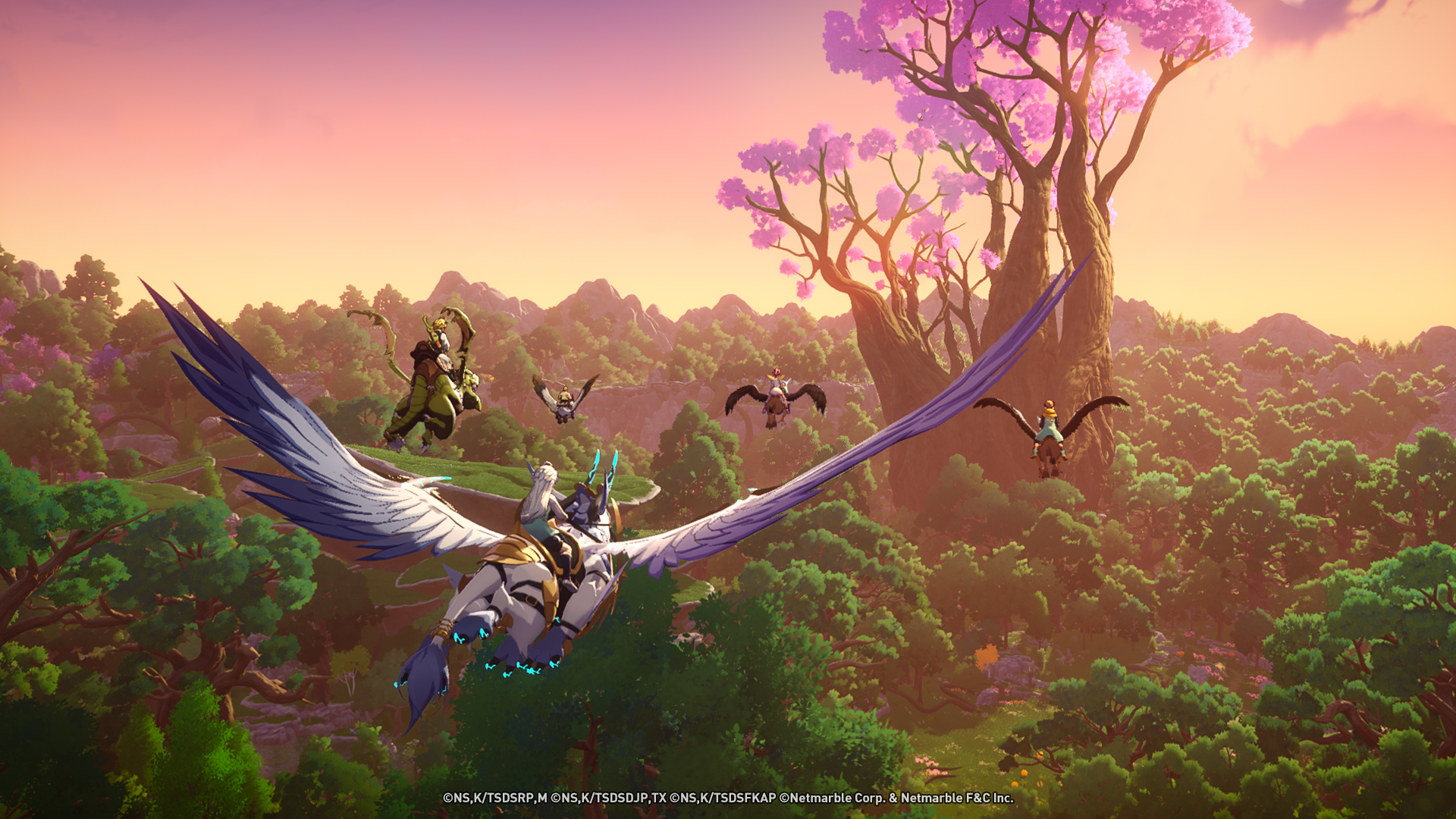 작중 등장하는 요정왕의 숲. 사진=인게임 갈무리