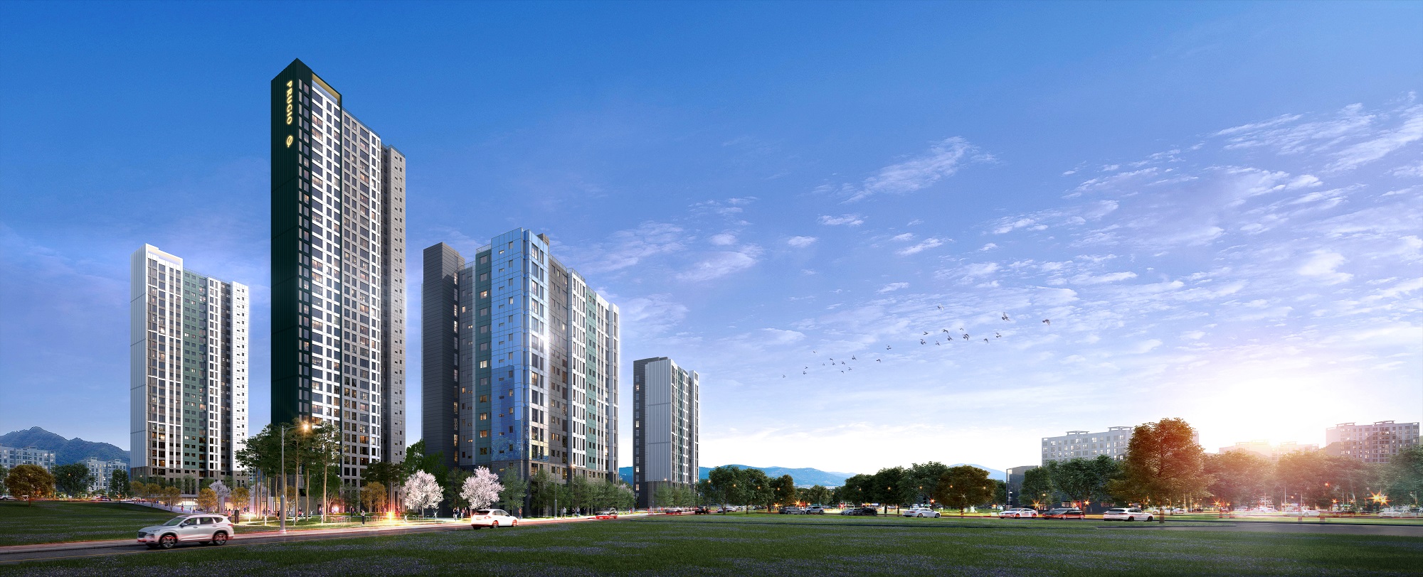 마포 푸르지오 센트럴 로열 투시도. 사진=대우건설