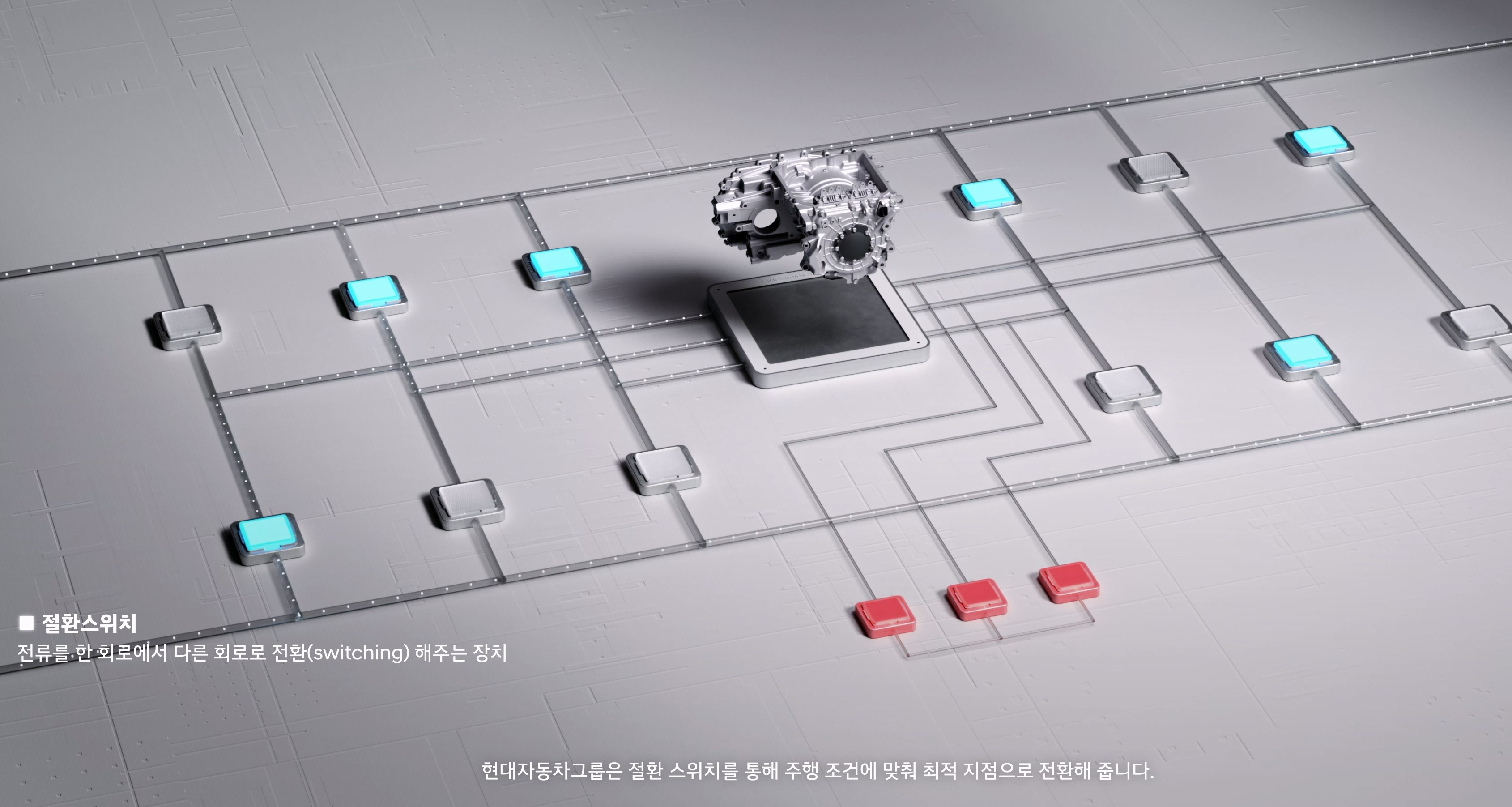 2-스테이지 모터시스템 영상 캡쳐. 사진=현대차그룹