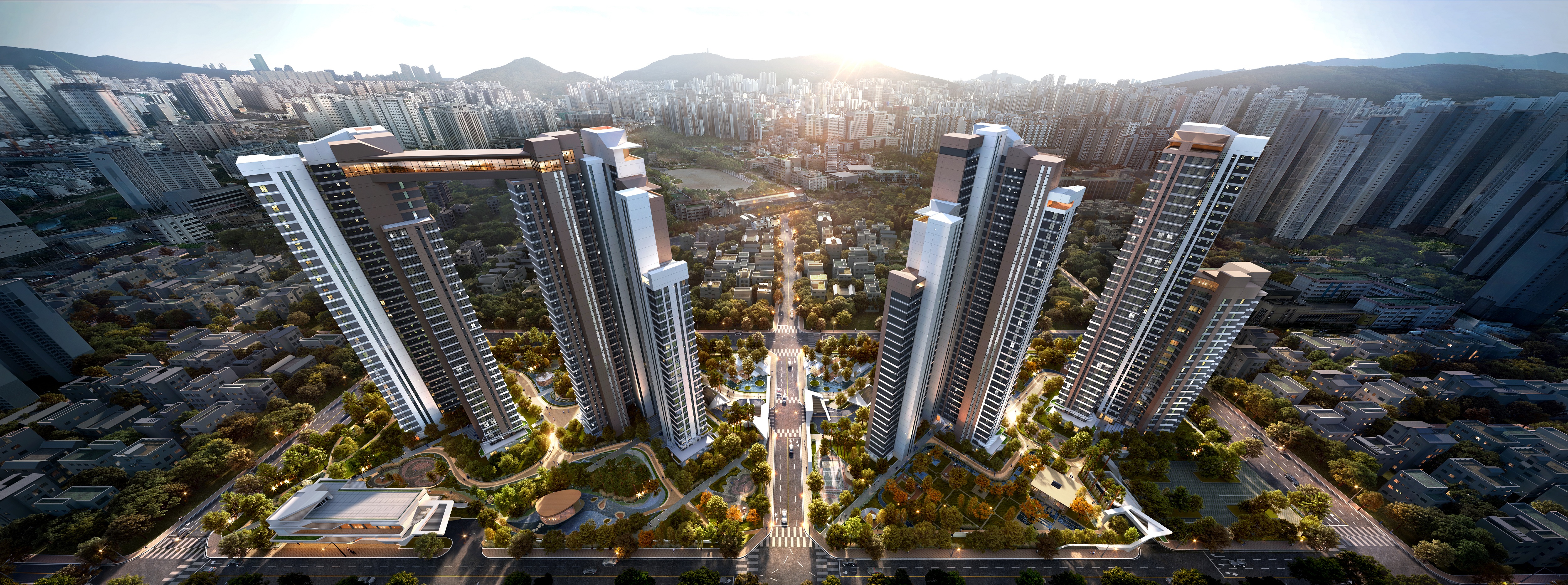 부산 사직5구역 재개발사업 조감도. 사진=현대건설