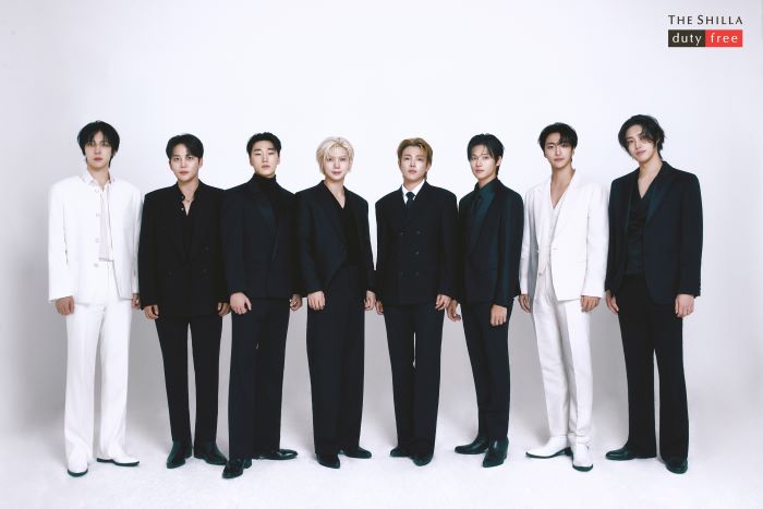 신라면세점이 그룹 에이티즈(ATEEZ)를 홍보 모델로 발탁했다. 사진=호텔신라