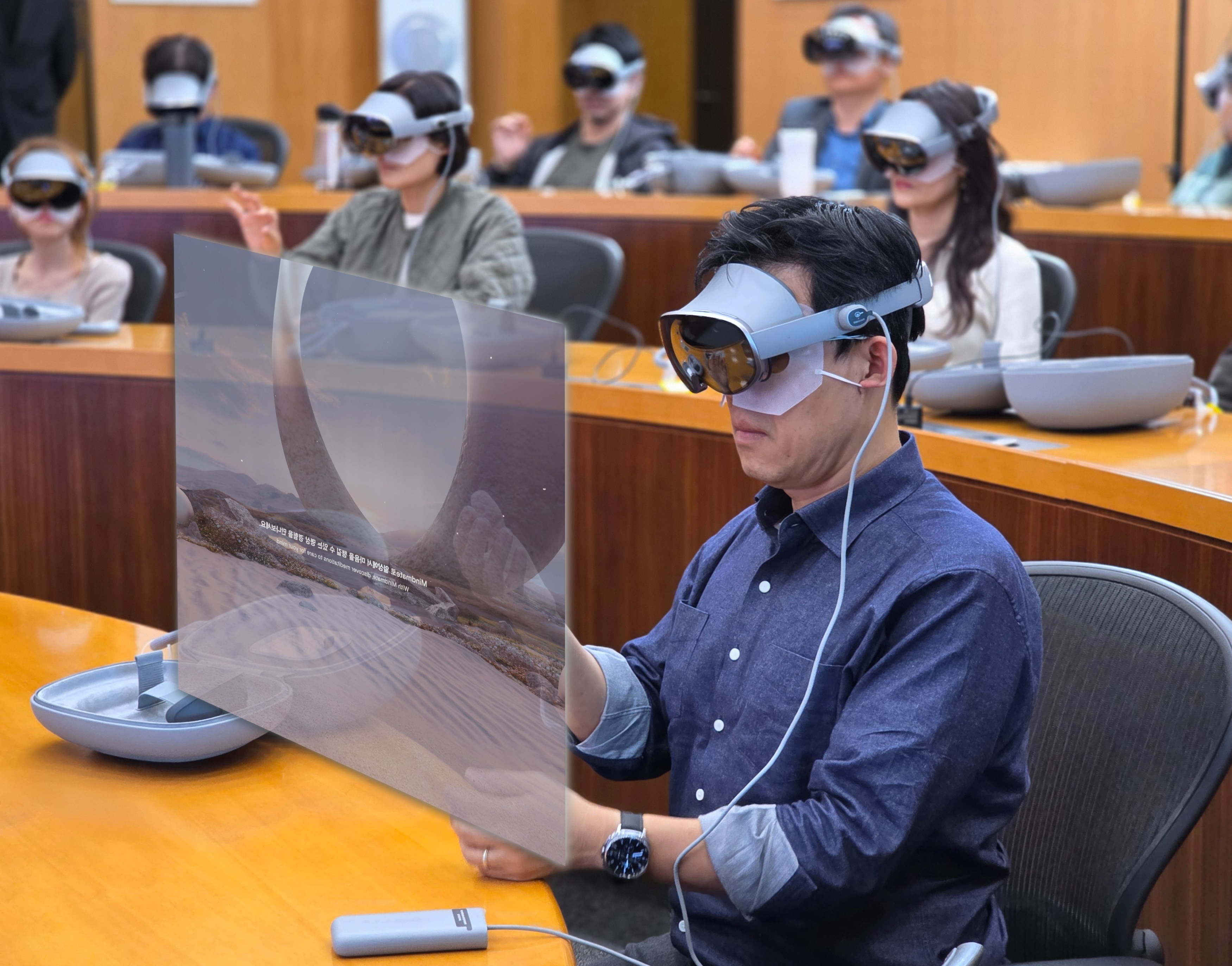 삼성인력개발원, '갤럭시 XR' 활용 AI· XR 결합 차세대 기업교육 도입. 사진=삼성전자