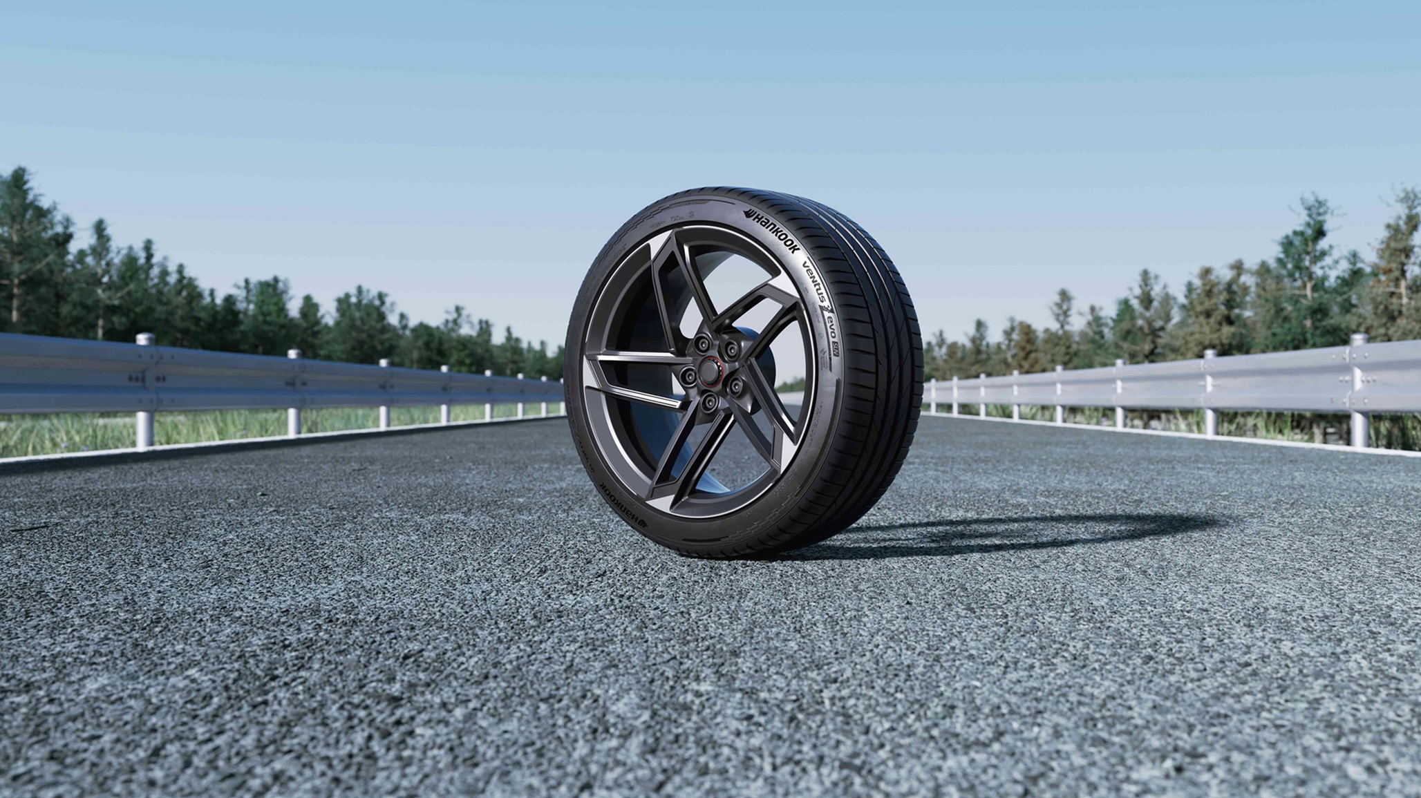 한국타이어의 초고성능 타이어 벤투스 에보 SUV. 사진=한국타이어