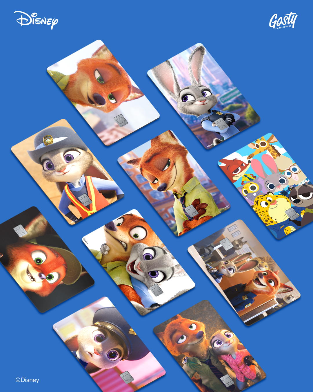 ‘디즈니 주토피아 카드커버’ 이미지. 사진=고스티
