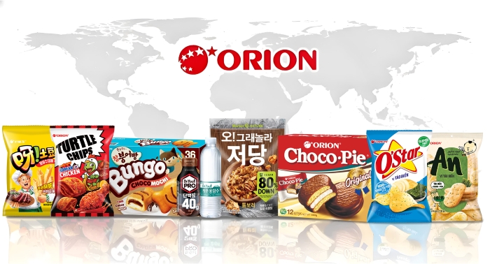 오리온 글로벌 대표 제품 이미지. 사진=오리온