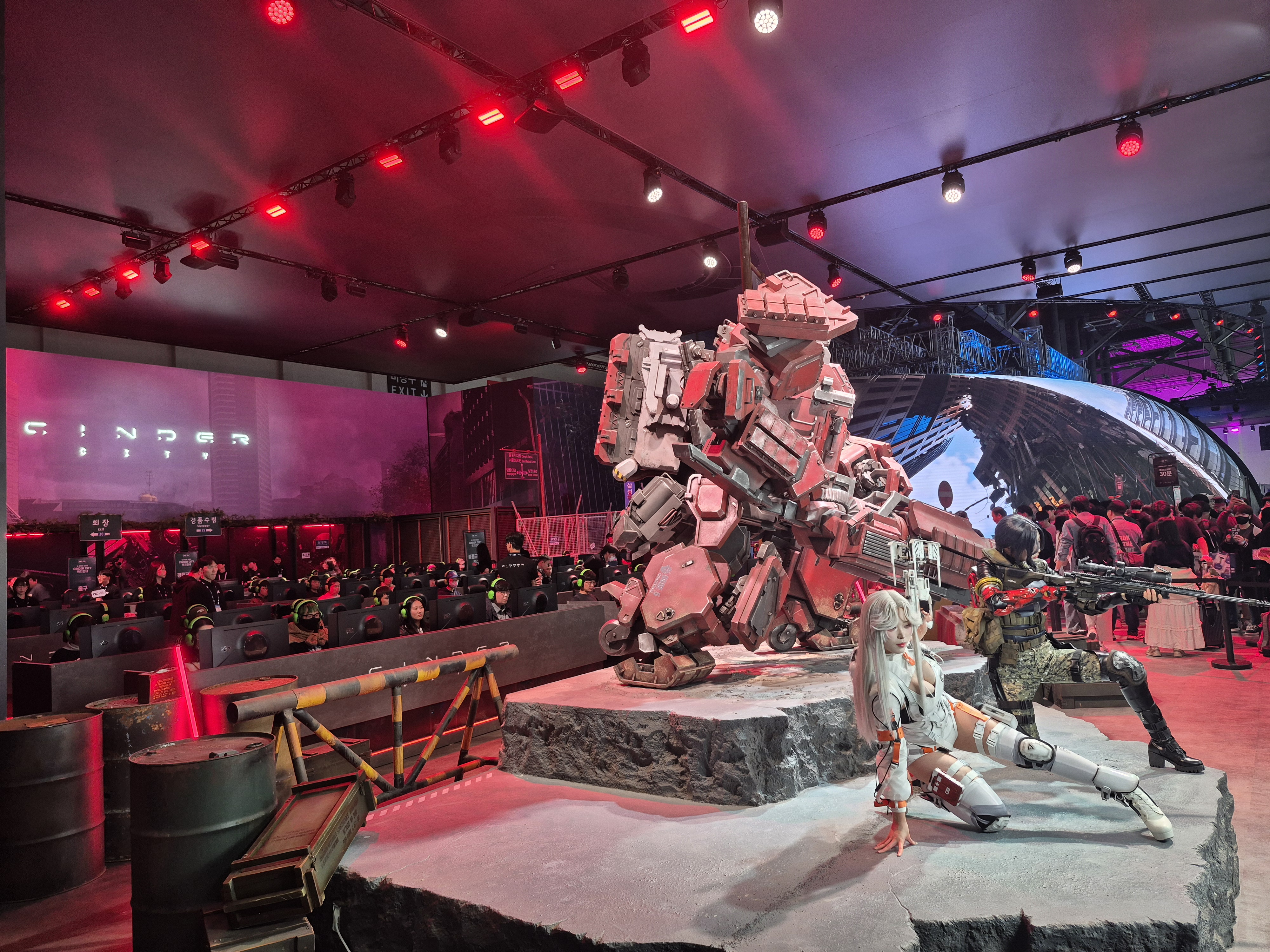 지스타 2025 신더시티 시연관. 사진=박상준 이코노믹리뷰 기자