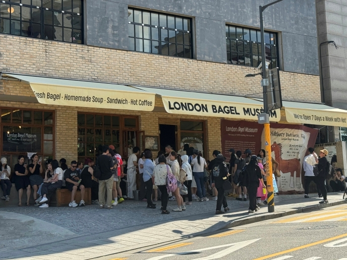 런던베이글뮤지엄 안국점. 사진=엘비엠