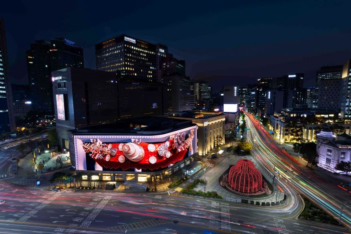 신세계스퀘어 크리스마스 영상. 사진=신세계백화점