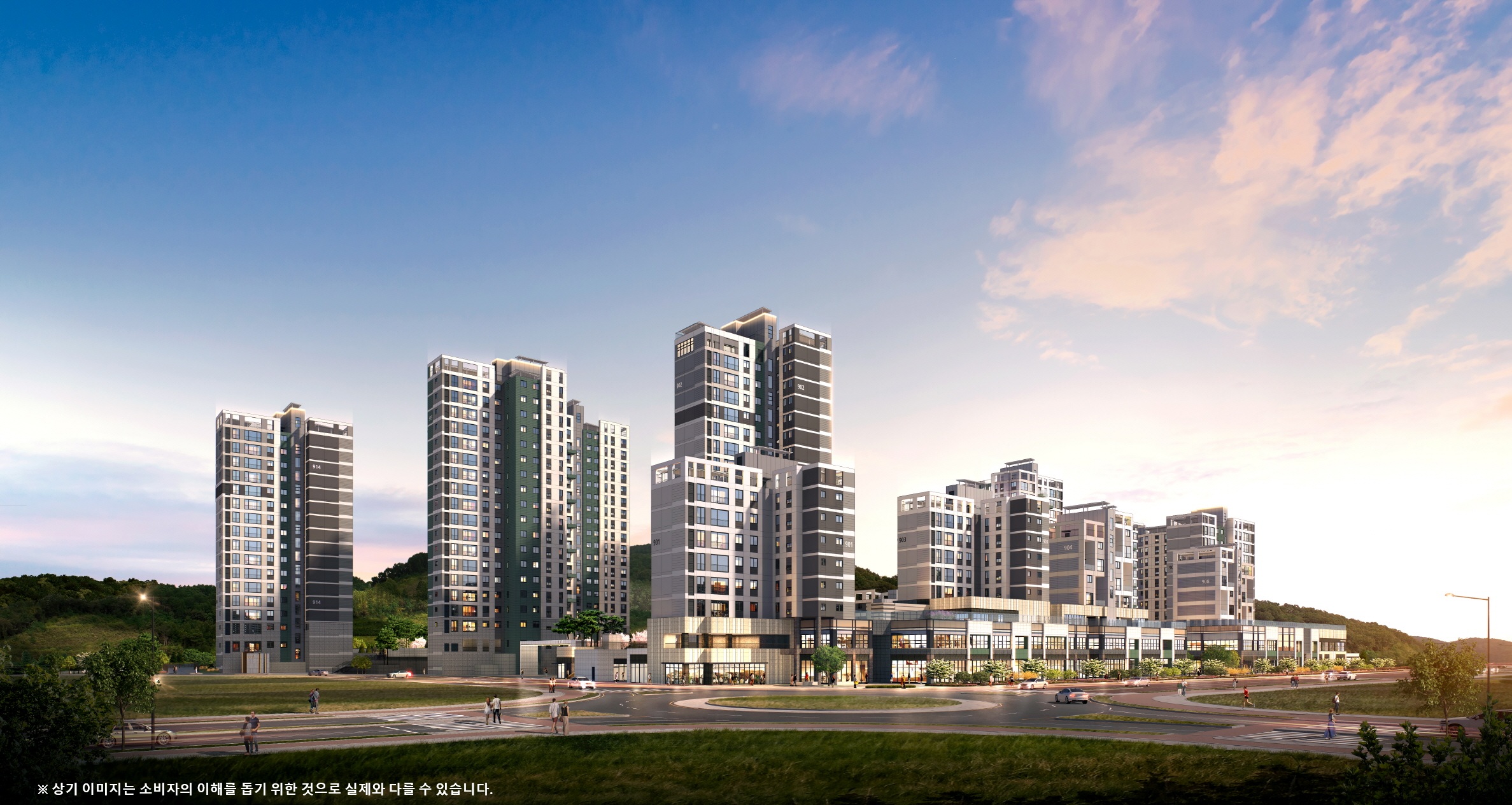 엘리프 세종 스마트시티 투시도. 출처=계룡건설