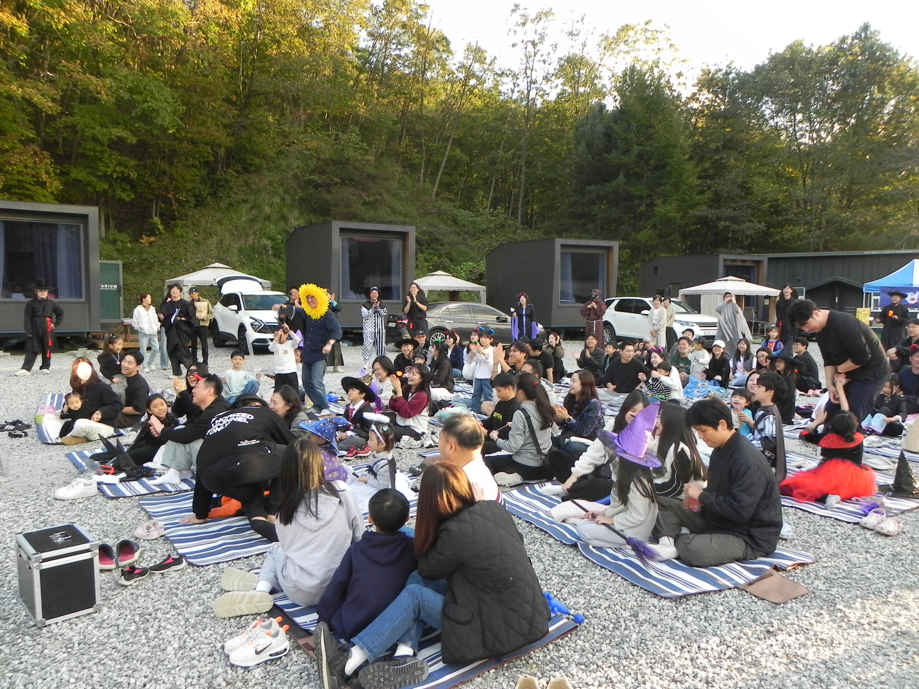 LIG넥스원 임직원 가족캠핑 현장. 사진=LIG넥스원