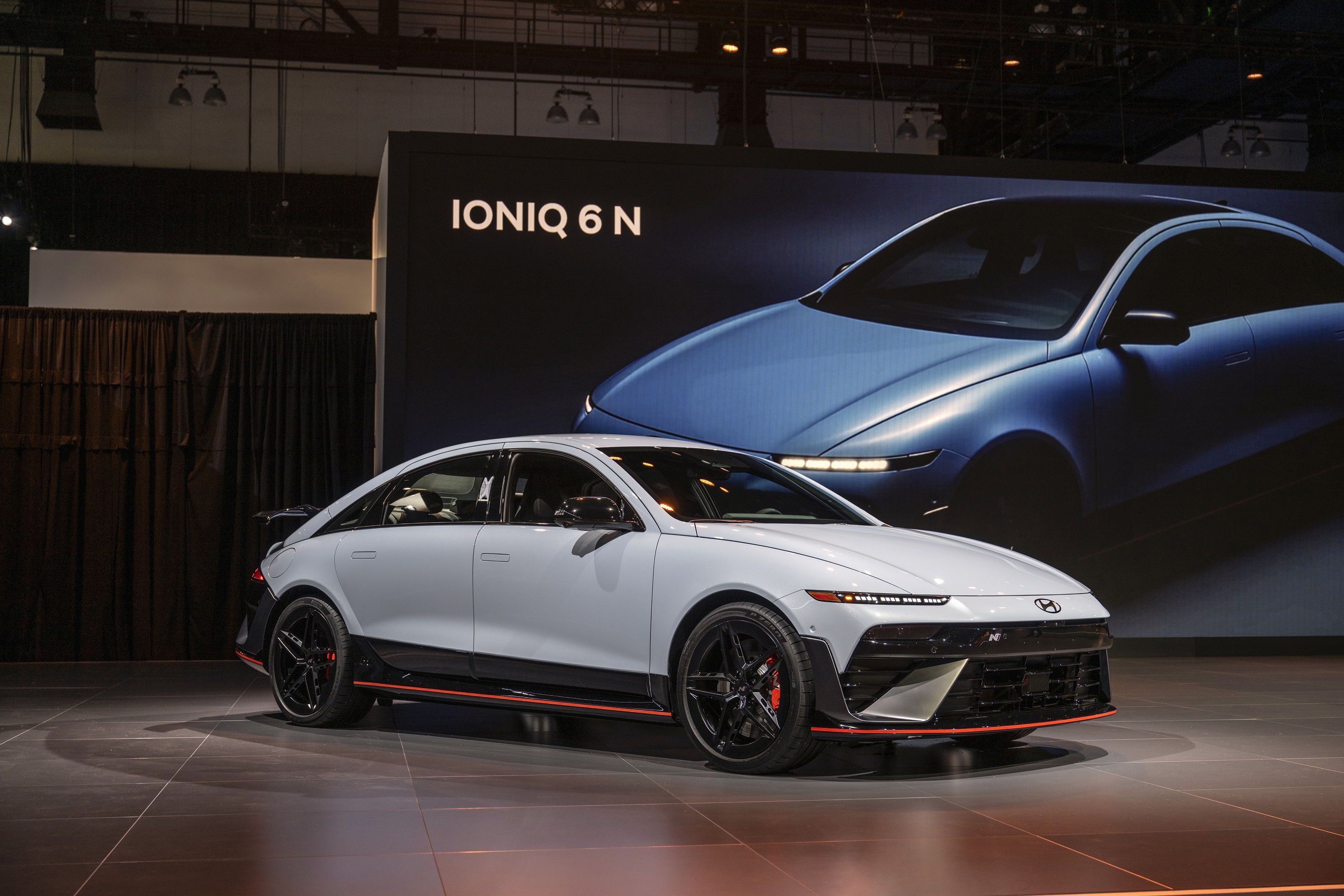 ‘2025 LA 오토쇼’에 전시된 ‘아이오닉 6 N’의 모습. 사진=현대차그룹
