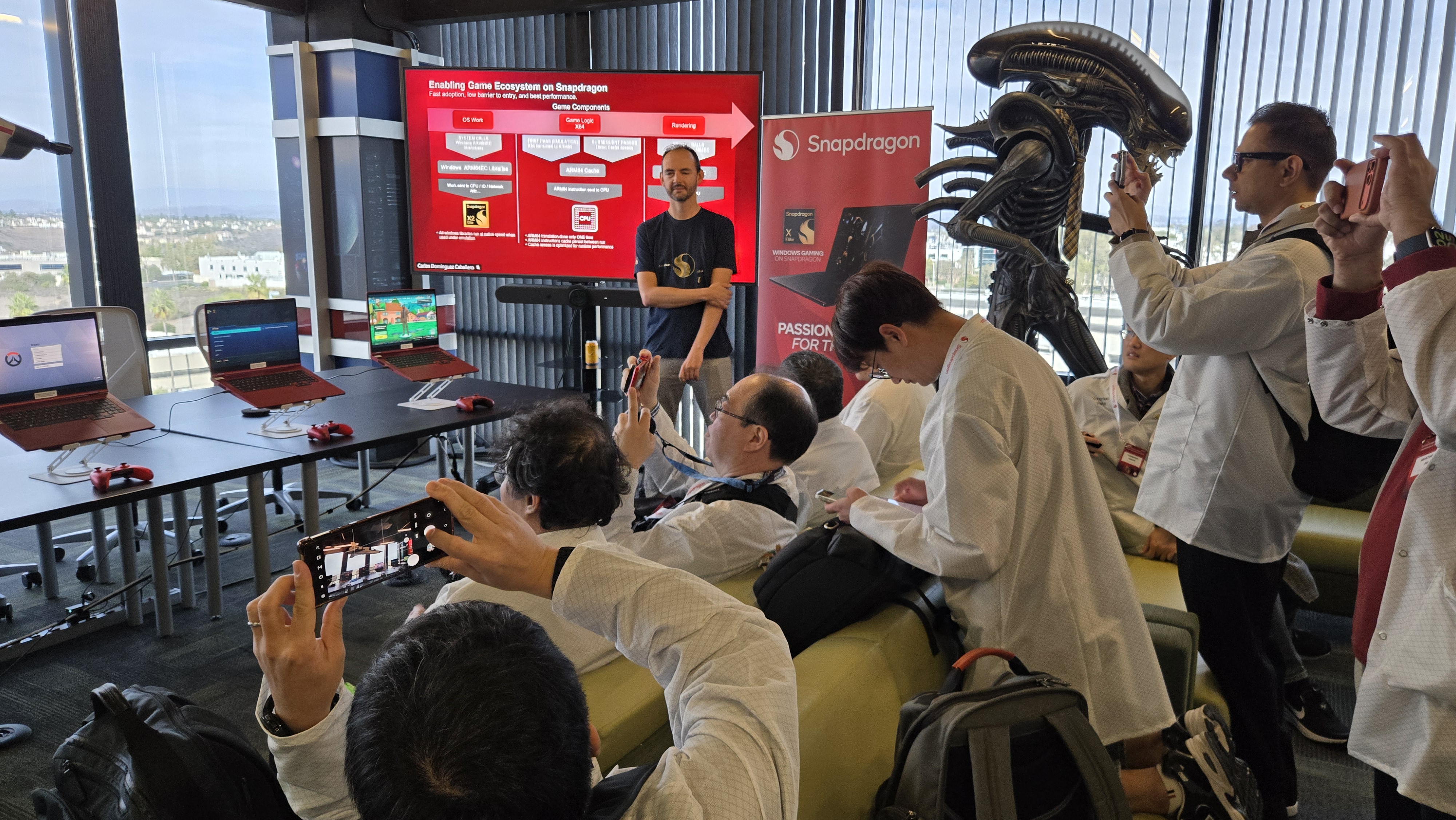 퀄컴 게이밍 스튜디오. 사진=최진홍 기자