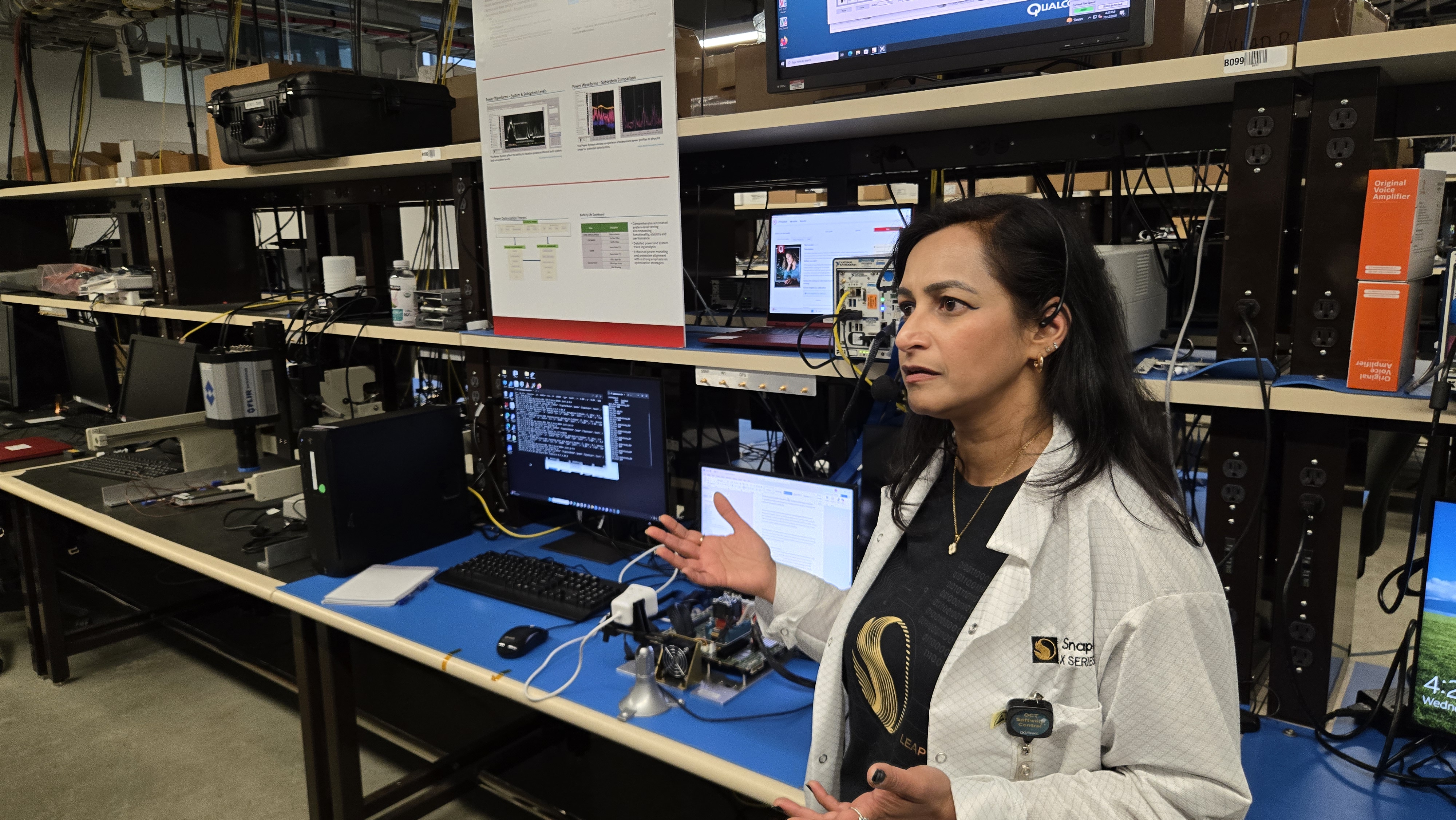 퀄컴의 기술력이 공개되고 있다. 사진=최진홍 기자