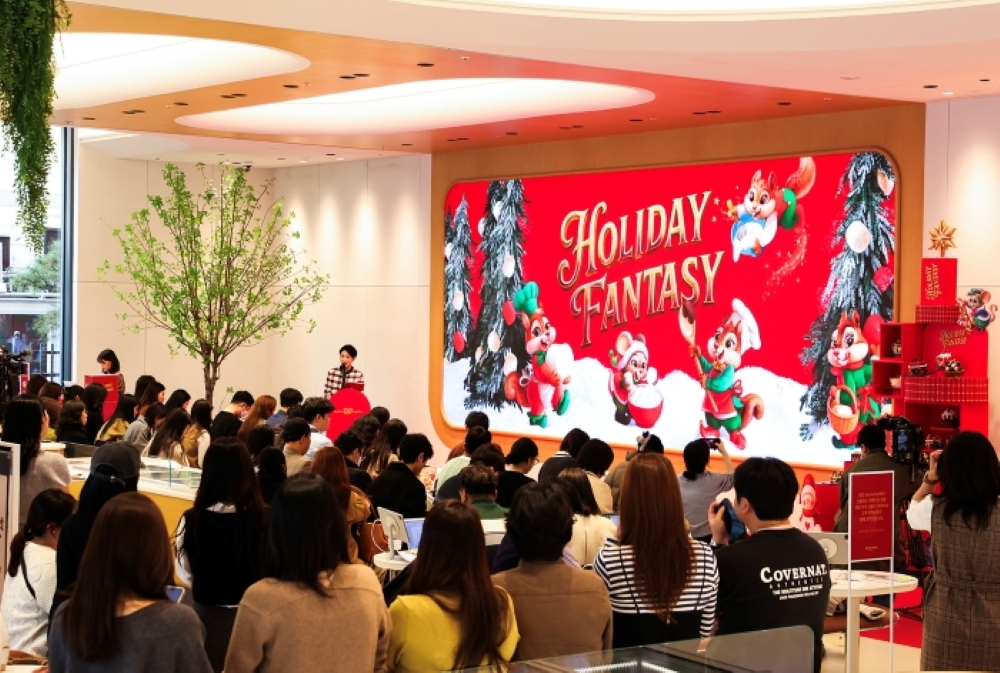 워크샵 by 배스킨라빈스에서 열린 2025 크리스마스 케이크 쇼케이스 현장. 사진=배스킨라빈스