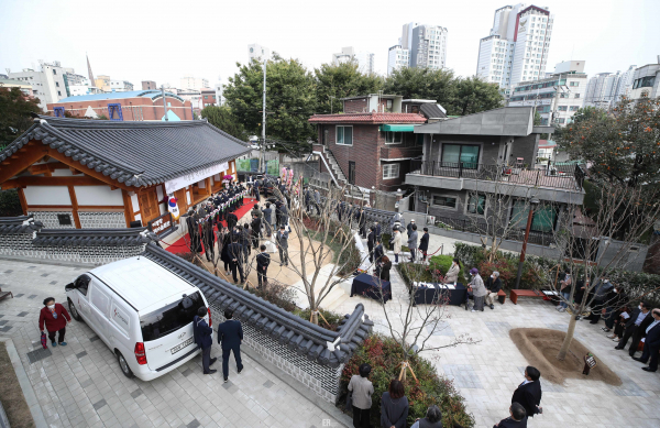 21일 오후 서울 용산구 이봉창 의사 역사울림관 개관식이 열렸다. 사진=임형택기자
