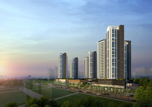 감일 푸르지오 마크베르 & 아클라우스 감일 투시도. 출처=대우건설 제공