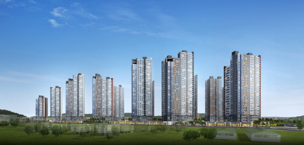 두산위브더제니스 센트럴사하 투시도. 출처=두산건설 제공