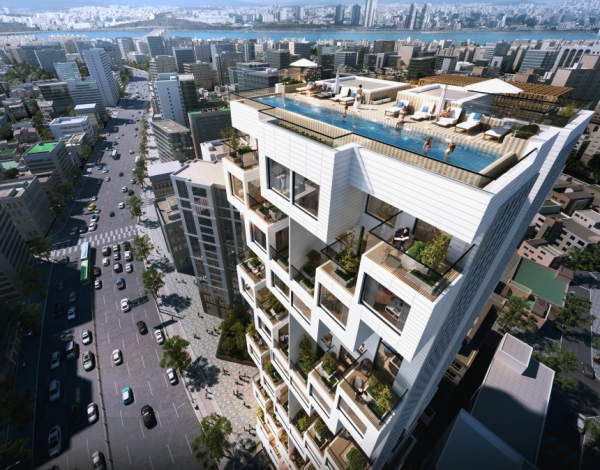 아츠 논현 조감도 사진=논현에스에이치