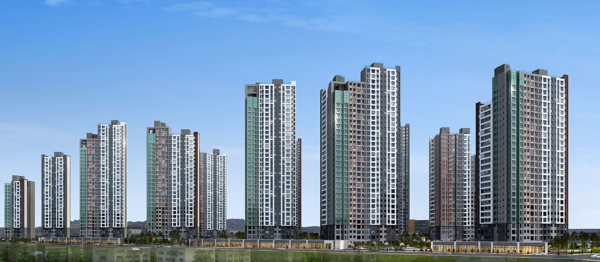 '두산위브더제니스 센트럴 사하' 조감도. 출처=해당 홈페이지