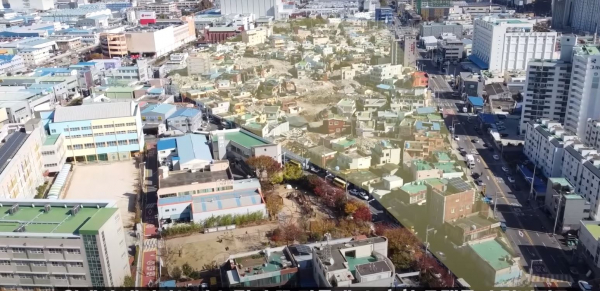 '두산위브더제니스 센트럴 사하'가 들어서는 장림1구역 일대. 출처=해당 홈페이지