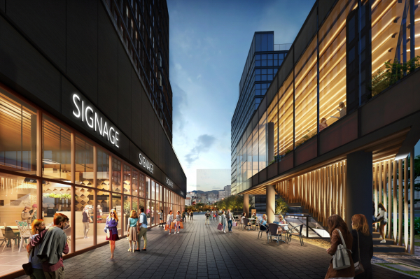 원에디션 강남 상업시설 투시도 사진=지엘스포월드PFV