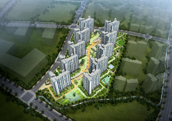 검단신도시 예미지 퍼스트포레 투시도  사진=금성백조