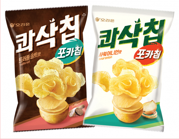 오리온 ‘콰삭칩’ 2종 제품. 출처=오리온