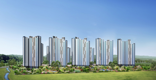 검단신도시 예미지 퍼스트포레 투시도. 출처=금성백조 제공