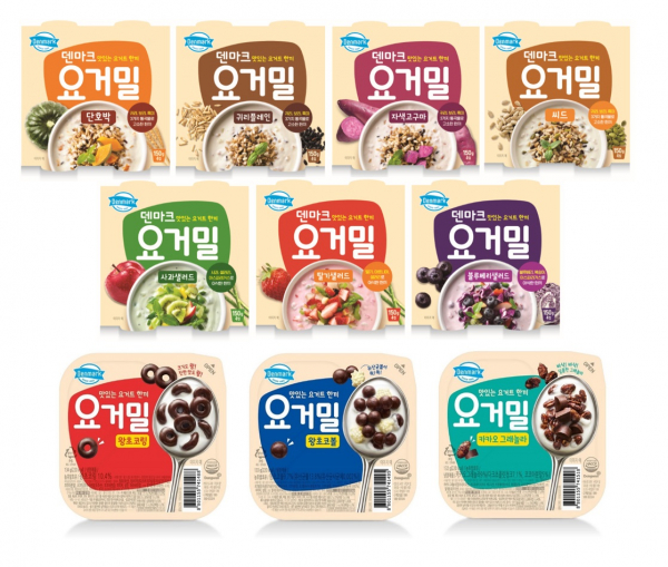 동원F&B, 3세대 간편식 요거트 ‘덴마크 요거밀’ 제품. 출처=동원F&B