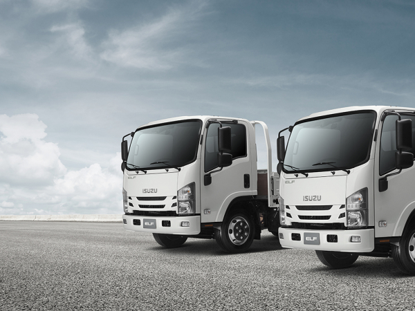 일본 트럭업체 이스즈트럭의 3.5톤급 트럭 엘프. 출처= 이스즈코리아 공식 홈페이지