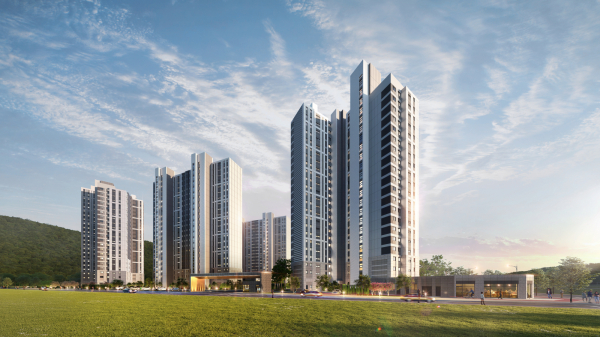 e편한세상 연천 웰스하임 투시도  사진=DL이앤씨