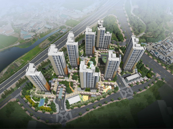 오산세교 지역주택조합 공동주택 사업 조감도  사진=한양