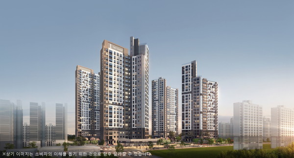 더샵 천안레이크마크 투시도. 출처=포스코건설 제공