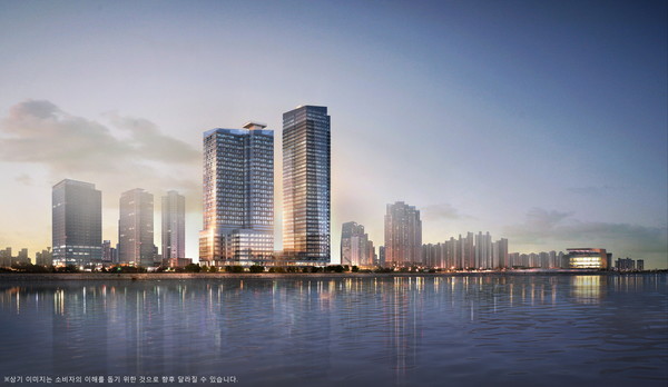 송도센텀하이브 투시도. 출처=포스코건설 제공