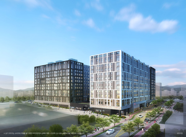 힐스테이트 도안 퍼스트 투시도 사진=현대건설