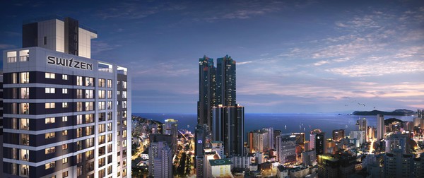 해운대 라센트 스위첸 스카이뷰  사진=KCC건설