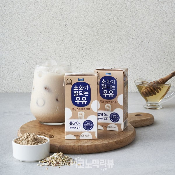 매일유업, '소화가 잘되는 우유 국산5곡 미숫가루'
